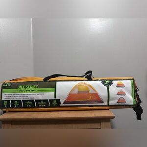 Orange and Yellow 3-Person Dome Tent